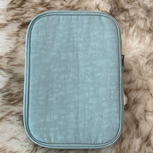 NWT Kipling 100 Pens Printed Case Bag Pouch Green Tonal - Picture 3 of 11